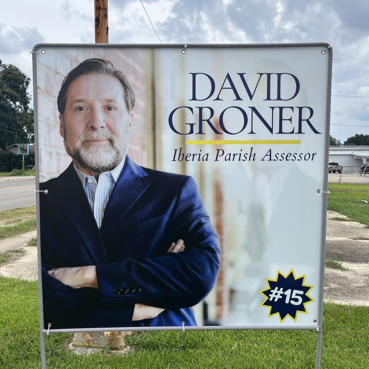 David Groner 4x4 Sign - SQ